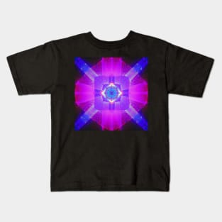 Bird's Eye Kaleidoscope Pyramid Kids T-Shirt